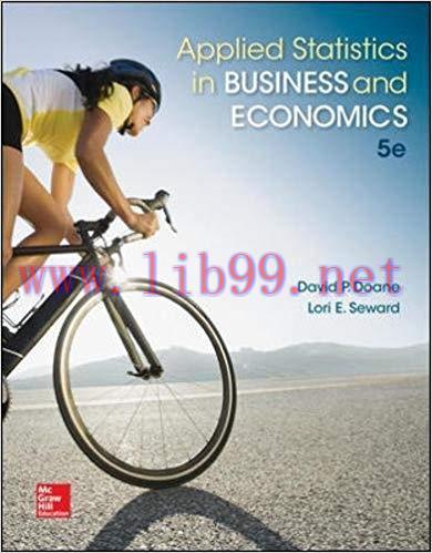 [PDF]Applied Statistics in Business and Economics, 5th Edition