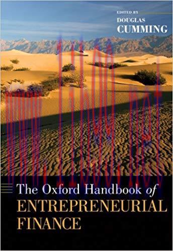 [PDF]The Oxford Handbook of Entrepreneurial Finance