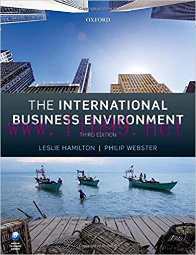 [PDF]The International Business Environment, 3rd Edition [Leslie Hamilton]