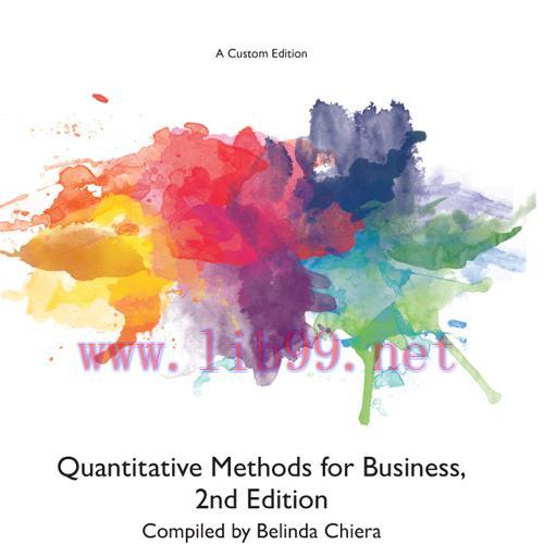 [PDF]Quantitative Methods for Business, 2nd Edition Pearson Australia Custom Books (9781488621628)