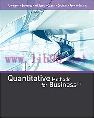[PDF]Quantitative Methods for Business, 13th Edition + 12e