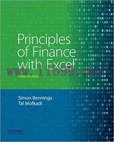 [PDF]Principles of Finance with Excel 3rd Edition [Simon Benninga]