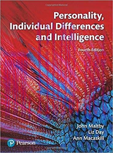 [PDF]Personality, Individual Differences and Intelligence, 4th Edition