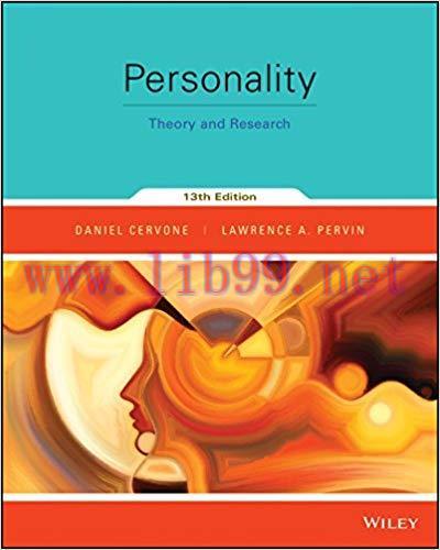 [PDF]Personality Theory And Research, 13th Edition