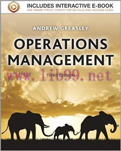 [PDF]Operations Management, 3rd Edition [Andrew Greasley]