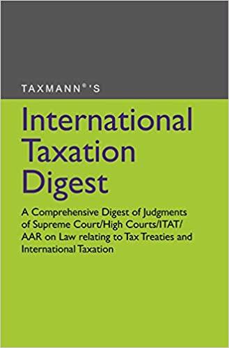 International Taxation Digest- A Comprehensive Digest of Judgments of Supreme Court