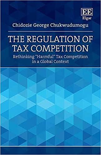 The Regulation of Tax Competition: Rethinking ”Harmful” Tax Competition in a Global Context