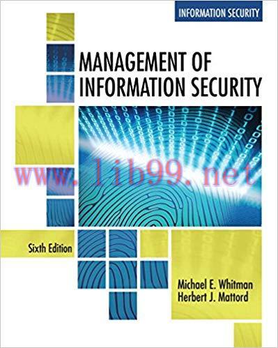 [PDF]Management of Information Security, 6th Edition [Michael E. Whitman]