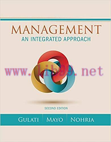 [PDF]Management - An Integrated Approach 2nd Edition [Ranjay Gulati]