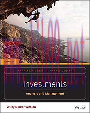 [PDF]Investments - Analysis and Management 13th Edition [Charles P. Jones]