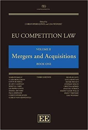 EU Competition Law Volume II Mergers and Acquisitions (EU Competition Law series, 2) 3rd Edition