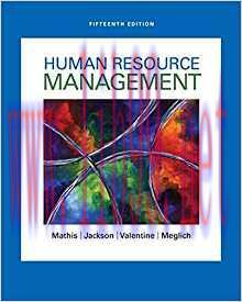 [PDF]Human Resource Management, 15th Edition [Robert L. Mathis]