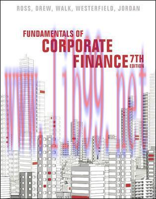 [EPUB]Fundamentals of Corporate Finance, 7e [Ross, Stephen A] (9781743762998)