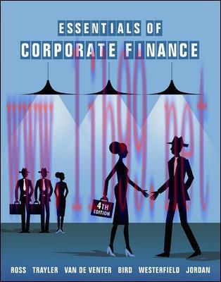 [EPUB]Essentials of Corporate Finance, 4th Au Edition Stephen A Ross [9781743760956, 9781743762936]