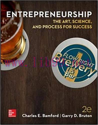 [PDF]ENTREPRENEURSHIP: The Art, Science, and Process for Success, 2nd Edition