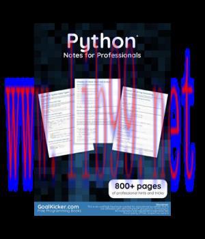 [IT-Ebook]Python Notes for Professionals