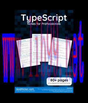 [IT-Ebook]TypeScript Notes for Professionals