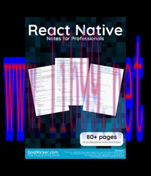 [IT-Ebook]React Native Notes for Professionals