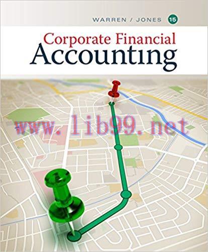 [PDF]Corporate Financial Accounting 15e [Carl S. Warren]