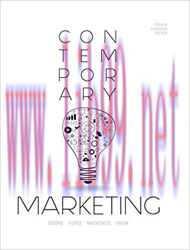 [PDF]Contemporary Marketing, 4th Canadian Edition [Louis E. Boone]