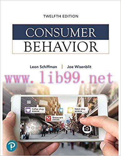 [PDF]Consumer Behavior, 12th Edition [Leon Schiffman]