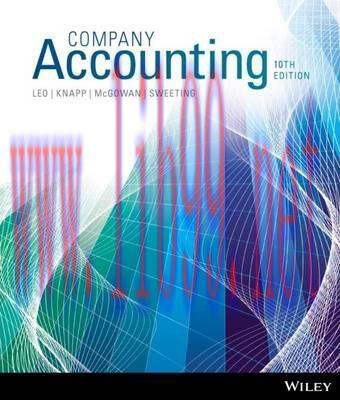 [PDF]Company Accounting, 10th Edition [KEN LEO]