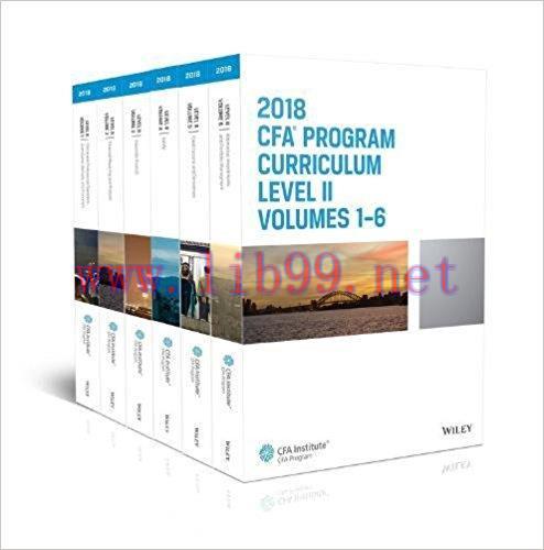 [PDF]CFA Program Curriculum 2018 Level II, Volumes 1-6 [6 Books Set]