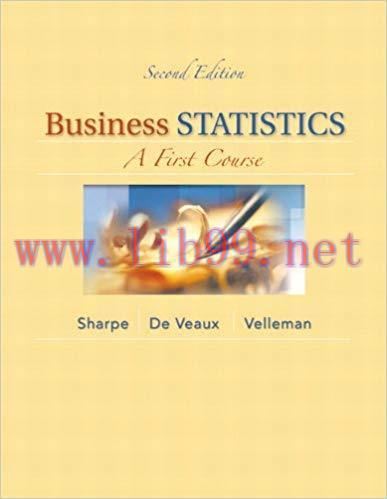 [PDF]Business Statistics - A First Course, 2e [Norean D. Sharpe]