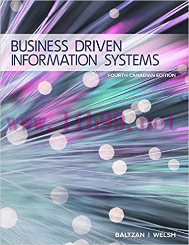 [PDF]Business Driven Information Systems, 4th Canadian Edition [Paige Baltzan]
