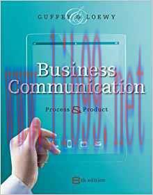[PDF]Business Communication - Process and Product - Mary Ellen Guffey 8E