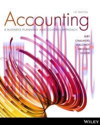 [PDF]Accounting: A Business Planning And Control Approach, 1st Edition [Jacqueline Birt]