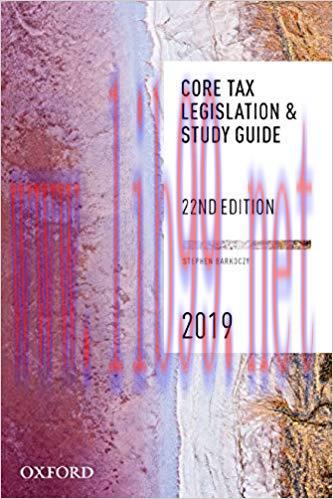 [PDF]Core Tax Legislation and Study Guide 2019, 22nd Edition