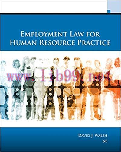 [PDF]Employment Law for Human Resource Practice, 6th Edition