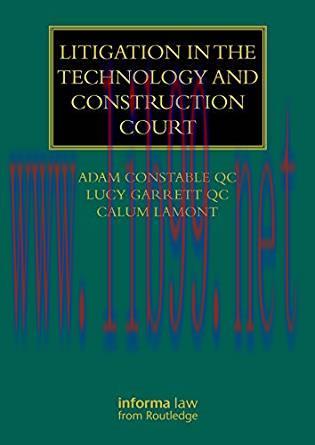 [PDF]Litigation in the Technology and Construction Court