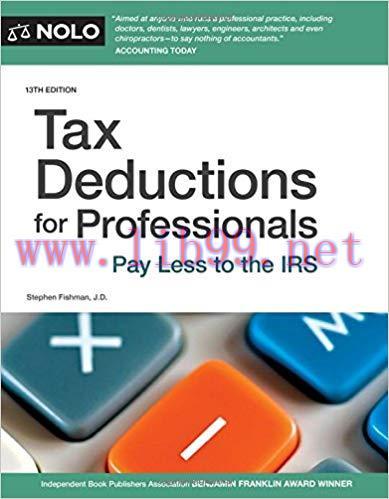 [PDF]Tax Deductions for Professionals: Pay Less to the IRS