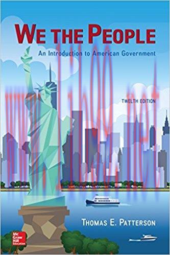 [EPUB]We The People: An Introduction to American Government 12th Edition [Thomas E. Patterson]