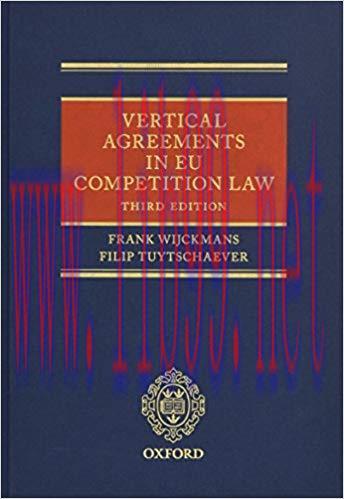 [PDF]Vertical Agreements in EU Competition Law, 3rd Edition