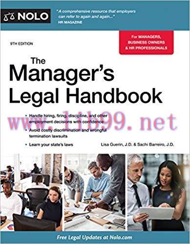 [PDF]The Managers Legal Handbook, 19th Edition