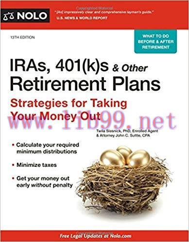 [PDF]IRAs, 401(k)s & Other Retirement Plans: Strategies for Taking Your Money Out