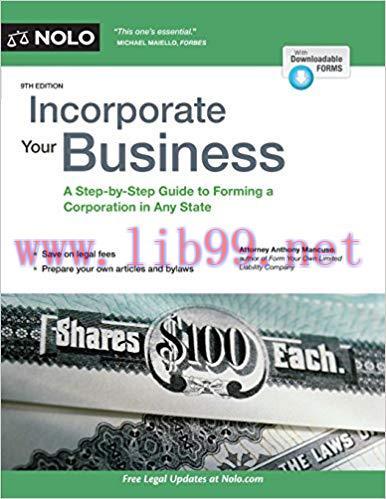 [PDF]Incorporate Your Business