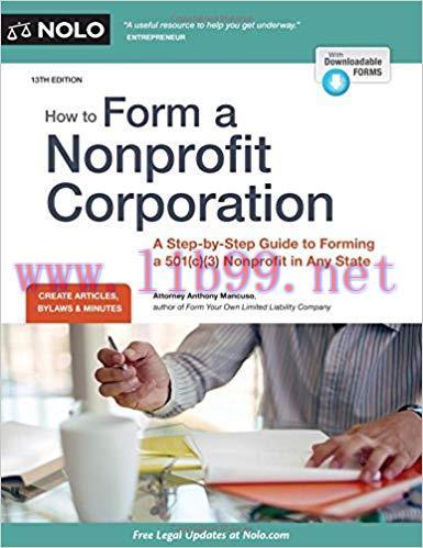 [PDF]How to Form a Nonprofit Corporation (National Edition)
