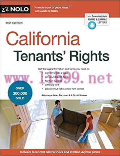 [PDF]California Tenants\’ Rights Twenty first Edition