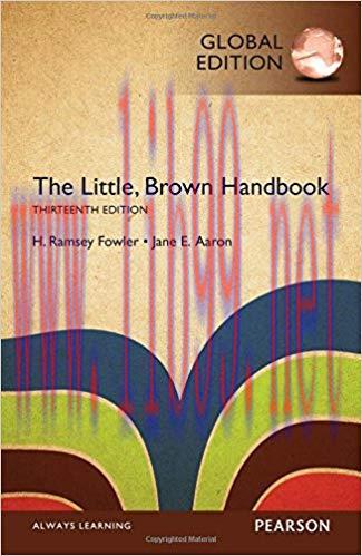 [PDF]The Little, Brown Handbook, 13th Global Edition [H. Ramsey Fowler]