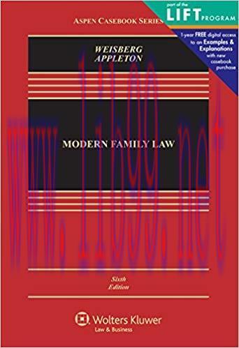 [EPUB]Modern Family Law - Cases and Materials 6e