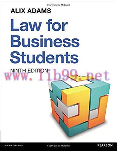[PDF]Law For Business Students, 9th Edn