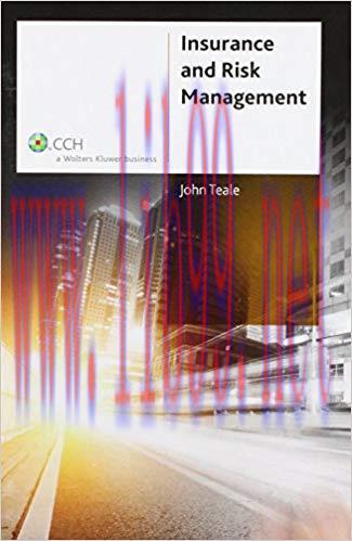 [PDF]Insurance and Risk Management [John Teale]