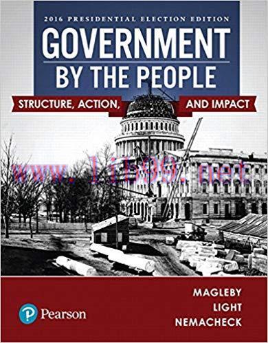 [EPUB]Government By the People, 2016 Presidential Election