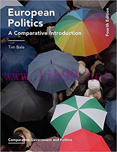 [EPUB]European Politics: A Comparative Introduction (Comparative Government and Politics) 4e