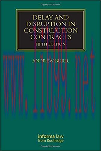 [PDF]Delay and Disruption in Construction Contracts, 5th Edition