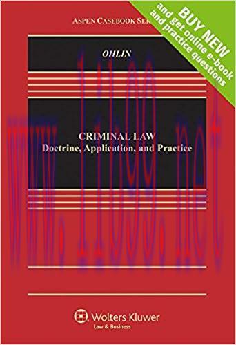 [EPUB]Criminal Law - Doctrine, Application, and Practice 3e
